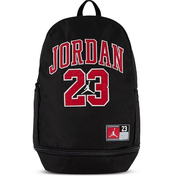 Jordan Jersey Backpack- University Black/Red - Picture 1 of 12